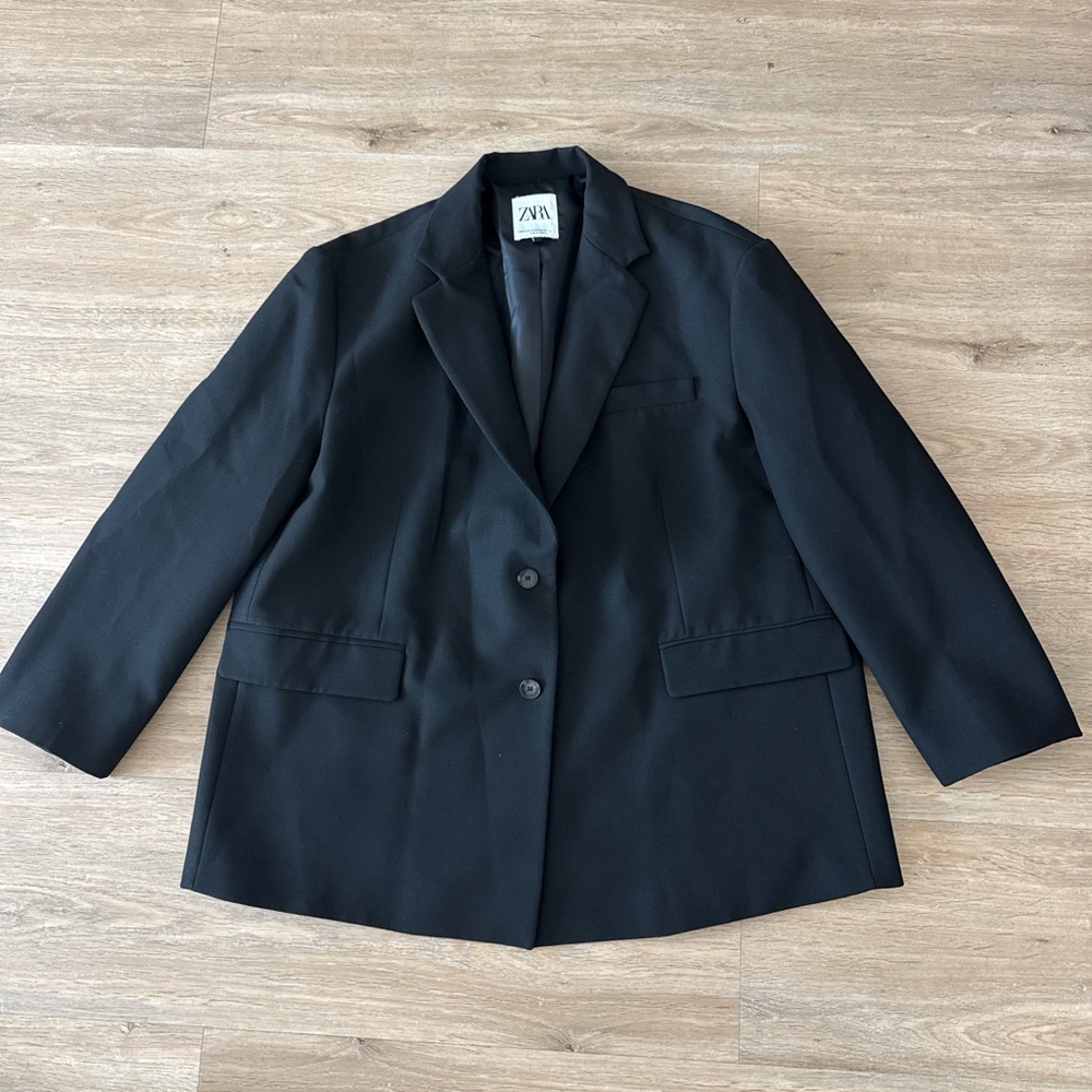 Zara Black Oversized Women's Blazer XS